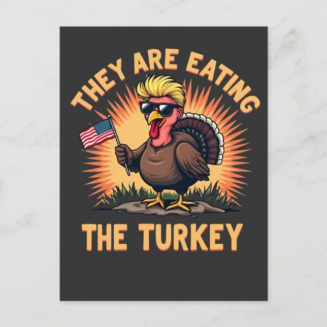 Postal Están comiendo la oportunidad de Trump en Turquía (Anverso)