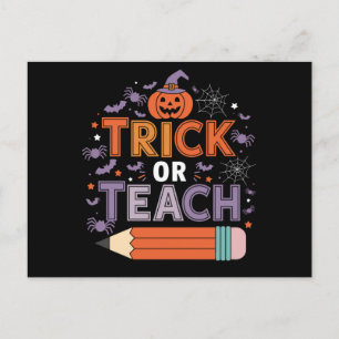 Postal Están comiendo perros, gatos y Mascotas Halloween