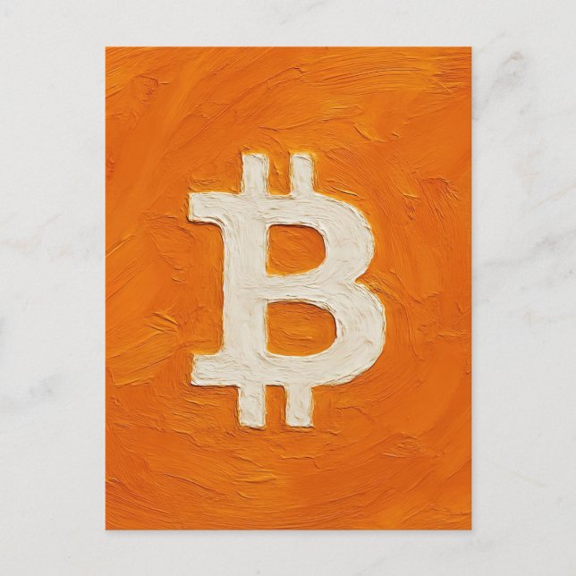 Postal Estándar de Bitcoin (Petróleo, Estilo: 1) (Anverso)