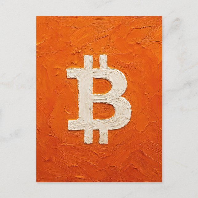 Postal Estándar de Bitcoin (Petróleo, Estilo: 2) (Anverso)