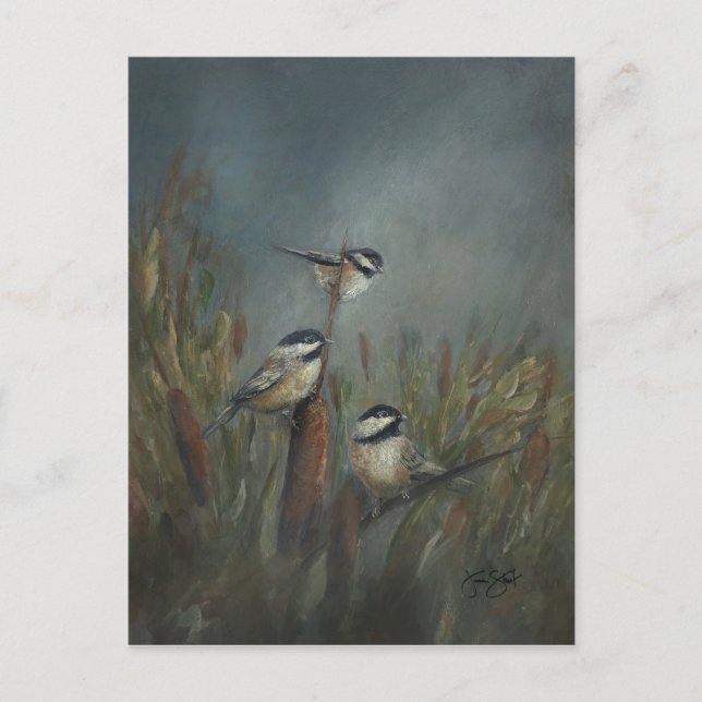 Postal Estanque de carbonero (Anverso)