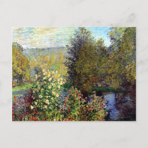 Postal Estanque de jardín por Monet Postcard