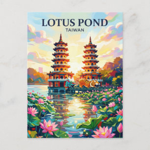 Postal Estanque de Loto Taiwán