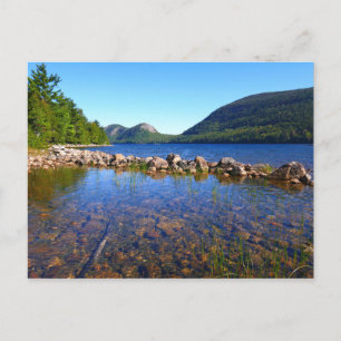 Postal Estanque Jordan I en el Parque Nacional Acadia