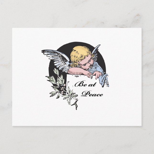 Postal Estar en el Ángel de la Paz (Anverso)