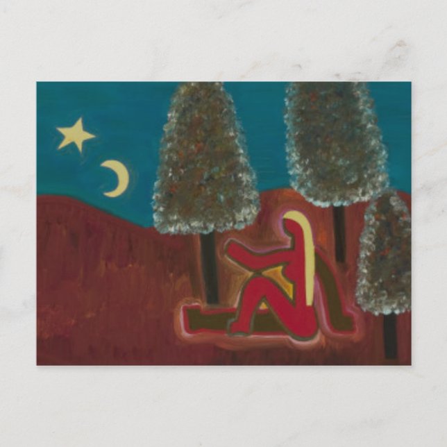 Postal Estar en Escocia con mis pensamientos 2009 (Anverso)