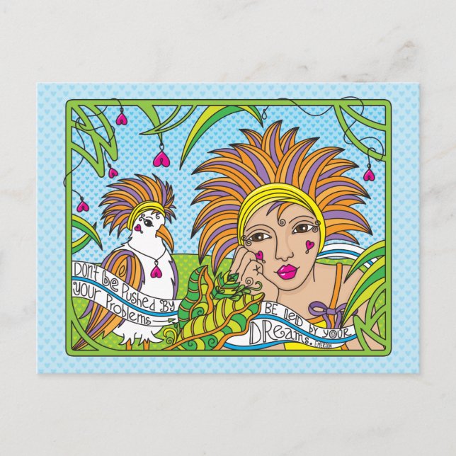 Postal Estar Liderado Por Tu Postcard Dreams_ (Anverso)