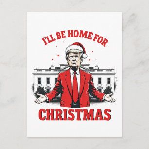 Postal Estaré en casa para la inauguración de Trump en Na