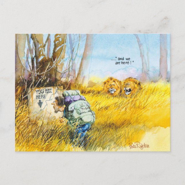 Postal Estás aquí (Anverso)