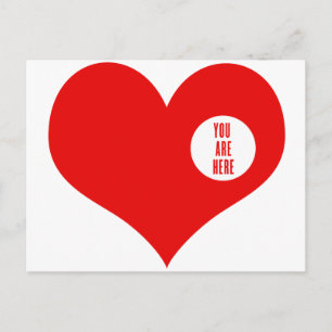 POSTAL ESTÁS AQUÍ - AMOR