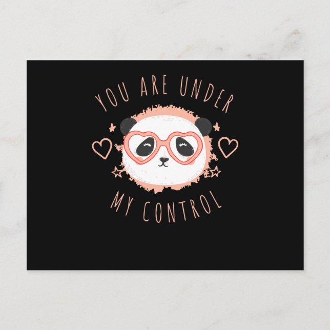 Postal Estás bajo mi control (Anverso)