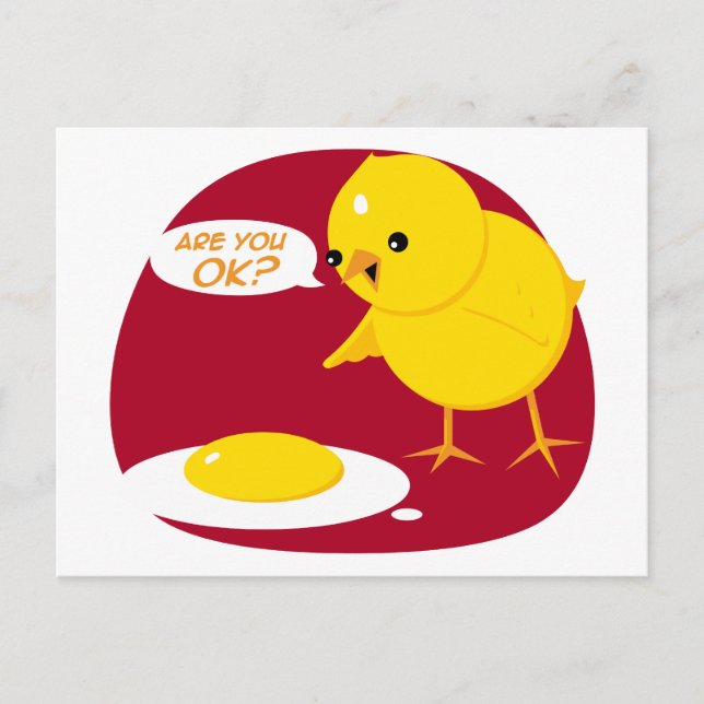 Postal ¿Estás bien? (Anverso)