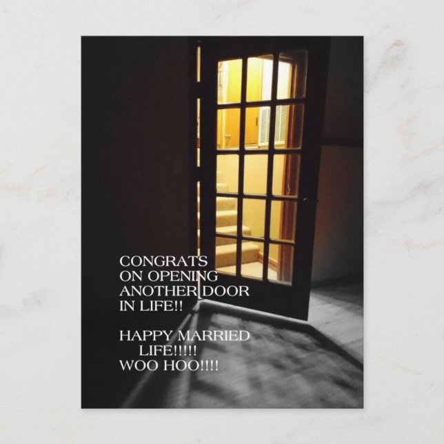 Postal Estás casado... WOW CARD (Anverso)