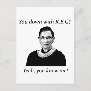 Postal ¿Estás con RBG?