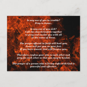 Postal ¿Estás enfermo? Entonces ora Santiago 5:13-16