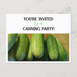 Postal ¡Estás invitado a un Fiesta de canning!