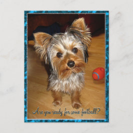 Postal ¿Estás listo para un poco de fútbol?