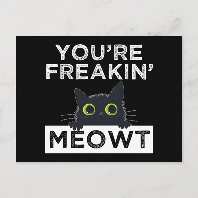 Postal Estás Meowt Meando (Anverso)