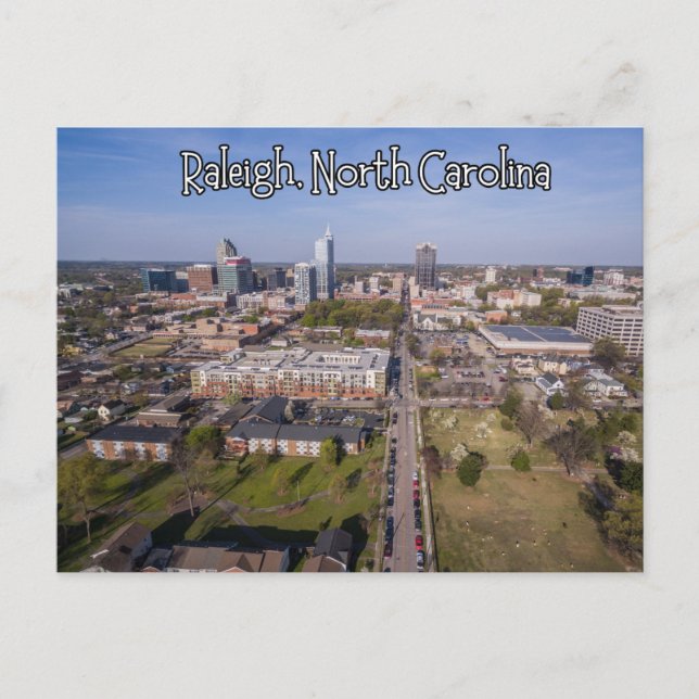 postal estatal de Raleigh Carolina del Norte (Anverso)