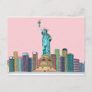 Postal Estatua