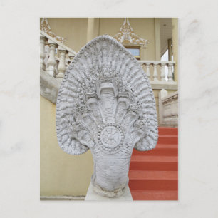 Postal Estatua budista