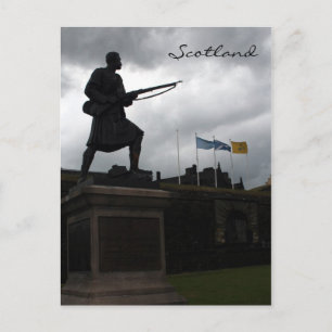 Postal estatua castillo de stirling