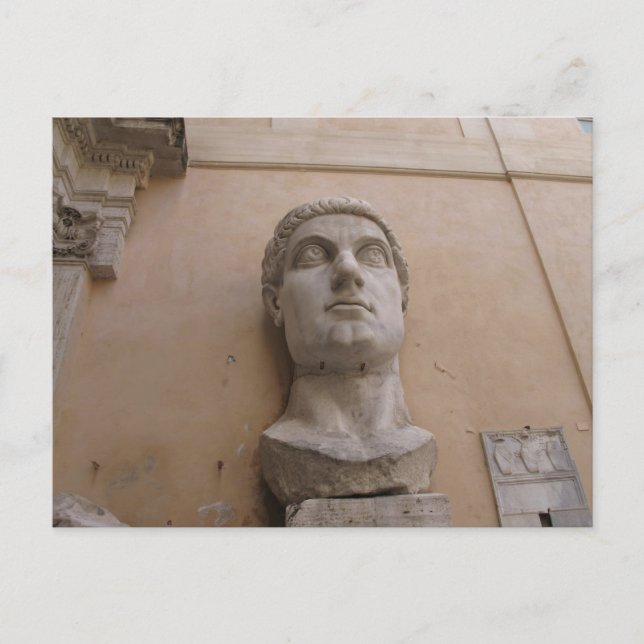Postal Estatua colosal de Constantina, Roma, 315-220 CE. (Anverso)