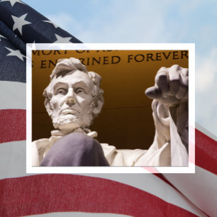 Postal Estatua de Abraham Lincoln, Monumento a Lincoln