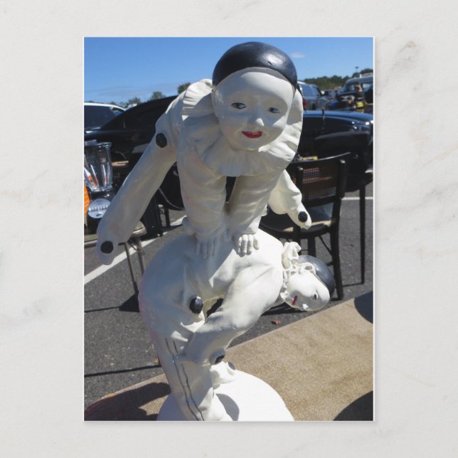 Postal Estatua de Acrobats (Anverso)