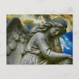 Postal Estatua de Ángel