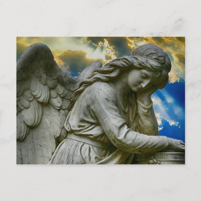 Postal Estatua de Ángel (Anverso)