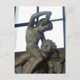 Postal Estatua de Baco en el Vaticano ~ Roma, Italia