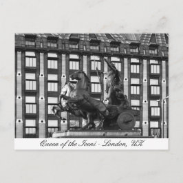 Postal Estatua de Boudica, Westminster - Londres, Gran Br