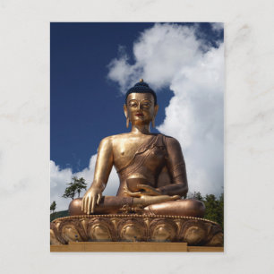 Postal Estatua de Buda sentado