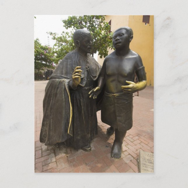 Postal Estatua de Cartagena (Anverso)