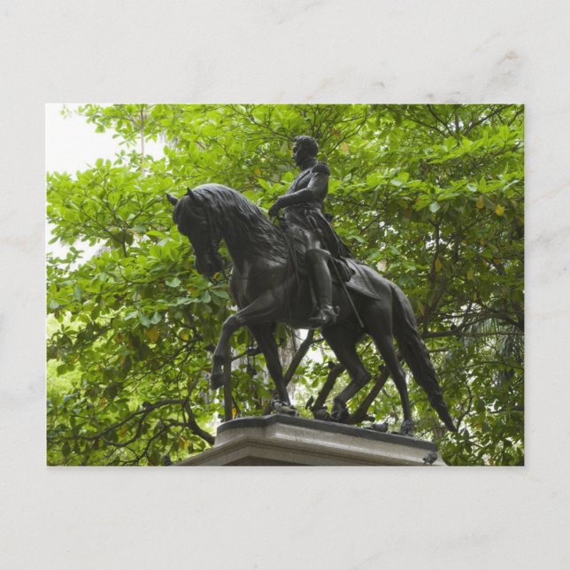 Postal Estatua de Cartagena (Anverso)