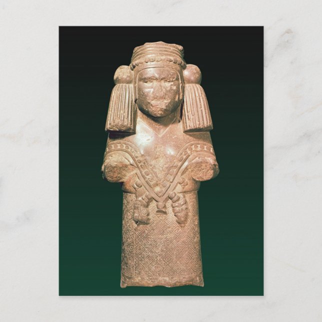 Postal Estatua de Coatlicue, tierra antigua y madre (Anverso)