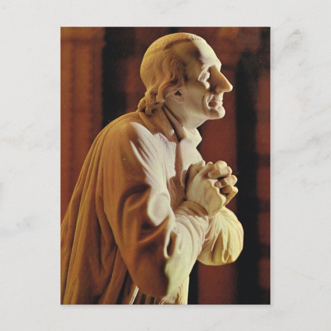 Postal Estatua de Cure d'Ars (Anverso)