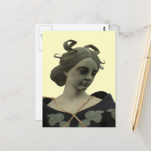 Postal Estatua de dama