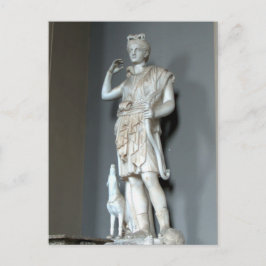 Postal Estatua de Diana (Artemis) en el Vaticano en Roma