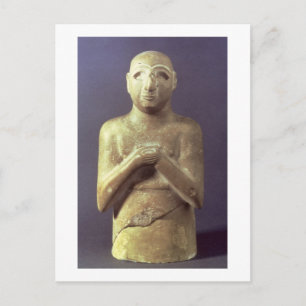Postal Estatua de Dios Utu, Mesopotamian, c.2400 a.C. (li