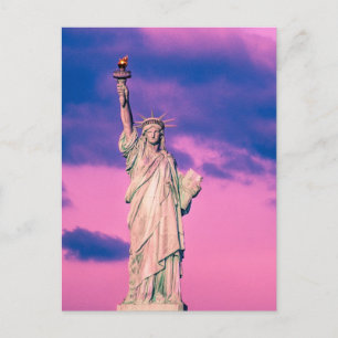 Postal Estatua de Freiheits