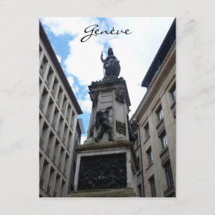 Postal estatua de genève
