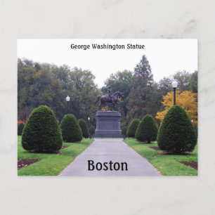 Postal Estatua de George Washington, Jardines Públicos de