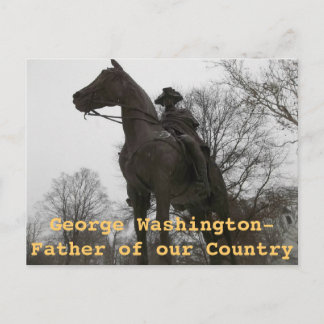 Postal Estatua de George Washington Morristown Nueva Jers