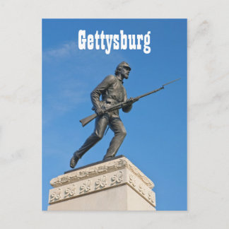 Postal Estatua de Gettysburg I Postcard