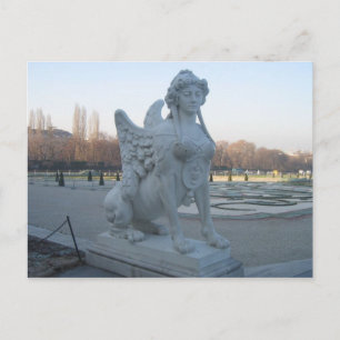 Postal Estatua de Gorgon Postcard, Jardines Belvedere