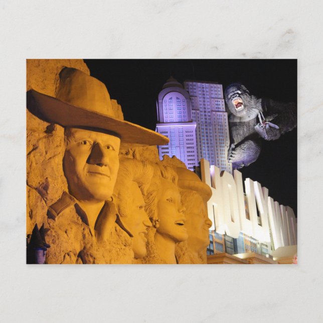 Postal Estatua de Gorila #2 (Anverso)