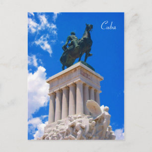 Postal estatua de havana