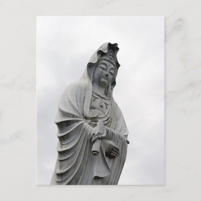 Postal Estatua de Kannon de Takasaki (Anverso)